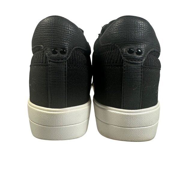 Ryka Womens Black Zip-Up Wedge Sneakers Size 7.5M Fabric Upper Cushioned Sole - Picture 6 of 8